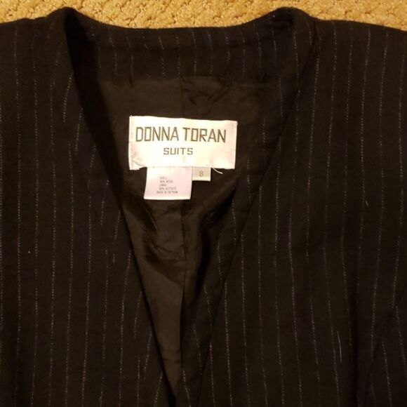 Donna toran striped blazer size 8 - Picture 8 of 8